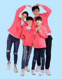 Masculino mulheres garotos rosas jackets de impressão floral roupas de família tops para roupas finas casacos finos jaquetas de vento ativo casual slim plus size size