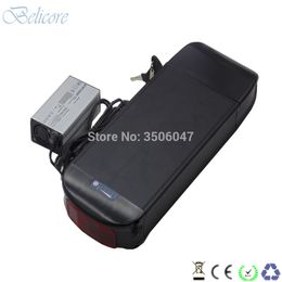 EU US free tax and duty 36v 15ah e bike li-ion battery 36v 15ah rear rack style electric bicycle battery with 42V 2A charger