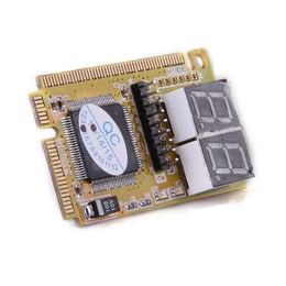 Freeshipping 10pcs Diagnostic Post Card USB Mini PCI-E PCI LPC PC Analyzer Tester