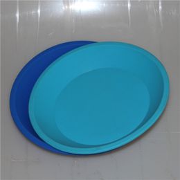 Circular silicone tray Deep Dishes Round Silicone Pan 8" friendly Non Stick BHO silicon tray Silicon Dab Mats