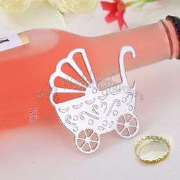 Free Shipping 20PCS Baby Carriage Bottle Opener Baby Shower Birthday Party Gifts Event Favors Christening Baptism Keepsakes