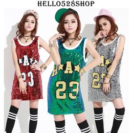 silver sequin vest top