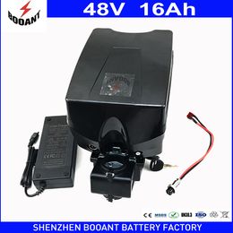 Brand 48v 16ah 1000W Big Frog Electric Lithium Battery pack for Bafang Motor EU US Duty Free with 2A Charger 30A BMS