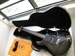 Free shipping New! best selling black Grey Guitar Musical Instruments Electric Guitar FREE Shipping WITH CASE