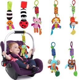 20 Style Baby Gift Infant Mobile Plush Bed Wind Chimes Rattles toys Stroller Newborn Factory Price Wholesale 3Pcs Or More Free Ship