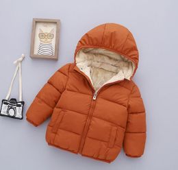 new Children Down Coat Winter Warm brushed Baby Boys Clothing Girls Outwear Kids thiick Coats baby infant jackets