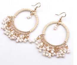 new Hot Style new American and European Bohemian mini tassel trend earrings with earrings and earrings are all the rage