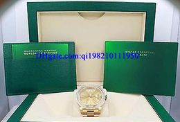 Christmas Gift 59.Mens watch 40mm Day-Date 228238 18K Yellow Gold Champagne Stick Dial NEW Dress Styles