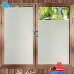 5Meter Waterproof PVC Privacy Frosted Sticker Glass Window Film Self-Adhesive Wallpaper Bedroom Bathroom Office Decorative Films