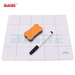 3 in 1 25*20cm Magnetic Mat Project Screw Work Pad with Marker Pen Eraser for Mobile Phone Laptop Tablet Repair Tools 20set
