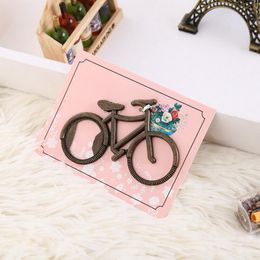 Wedding Favour Party Gift Vintage Metal Bicycle Bike Shaped Wine Beer Bottle Opener Free Shipping LX3322