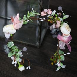 Bridal flowers, headwear, female garlands, garlands, accessories, performances, props, brides and accessories