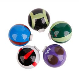 55mm color fairy ball flat tooth grinding device zinc alloy ball digital baby metal smoke cutter