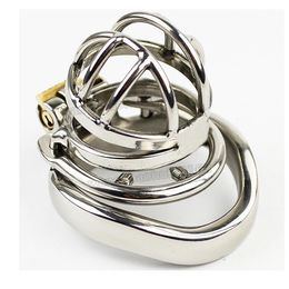 New Stainless Steel Super Small Male Chastity Belt Device Chastity Bird Cage Kit #T90