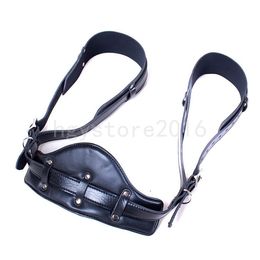 Bondage Position Leather Strap Portable Open Thigh Cuffs Restraint Sling Aid new #G94