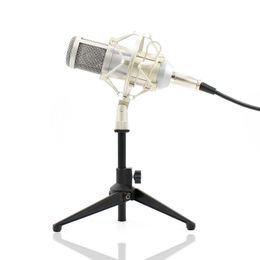 BM-800 Condenser Microphone Professional 3.5mm Mic With Metal Tripod For Video Recording Studio Compute