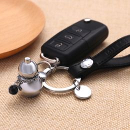 Car key chains keyring Couple Pendant Chinese Style Good Luck Gourd Keychain Charm Key Accessories For Women Men Car decoration