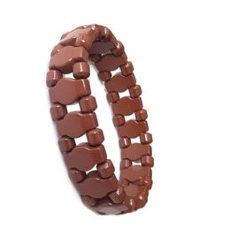 Wholesale Mix Styles Negative Ion Natura Black Tourmaline Link Chain energy Wrist bracelet Men Women health germanium bracelet power benefits