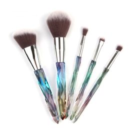 New 5Pcs/set Multifunctional Makeup Brushes Set Concealer Eye Shadow Brush Set Cosmetic Professional Makeup Tools