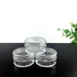 Hot Capacity 5g Portable Plastic Cosmetic Empty Jar Pot Eyeshadow Makeup Face Cream Container Bottle LX2783