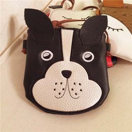 5pcs 2018 Cartoon Girl Fox Dog coccinella Patten Shoulder Bag Bambini Pu portamonete Borsa a tracolla