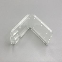 Free shipping 500pcs Protection Case Card Container Memory Card Boxs CF card Tool Plastic Transparent Storage Easy To Carry