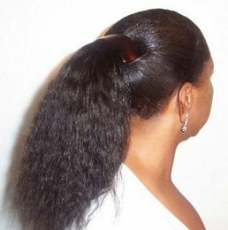 Human Hair Straight Drawstring Ponytail Nz Buy New Human Hair