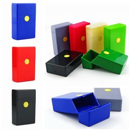 Automatic Open Plastic Colourful Cigarette Cases Shell Casing Storage Box High Quality Exclusive Design Prevent Falling Deformation Hot Cake