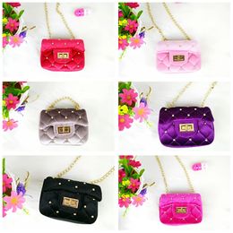 Kids Handbag Lovely Velvet Rivets Girls Mini Purse Shoulder Bags Teenager Girls Princess Bags Cute Christmas Gifts For Little Girls