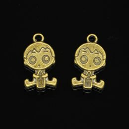 39pcs Zinc Alloy Charms Antique Bronze Plated baby boy Charms for Jewellery Making DIY Handmade Pendants 24*13mm