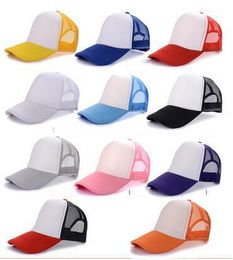 Hot sale Cheap prices adult children's base wholesale custom web cap LOGO print advertising snapback baseball candy color cotton hat M0