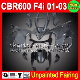 8Gifts Unpainted Full Fairing Kit For HONDA CBR600F4i 01-03 CBR 600F4i CBR600 F4i 600 F4i 01 02 03 2001 2002 2003 Fairings Bodywork Body