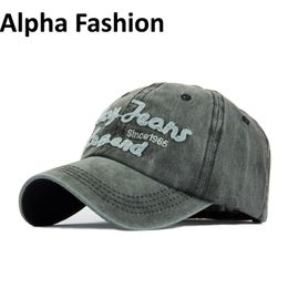 Alpha Fashion Jeans Washed Cotton Baseball Cap Brand For Women Snapback Caps for Men Sun Hat Casquette Adjustable Hats Wholesale D18110601