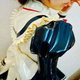 Leather fetish maid hood Join. was leather fetish maid hood