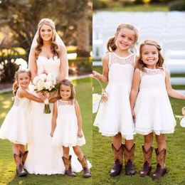 Discount Flower Girl Dress Country Wedding Flower Girl Dress