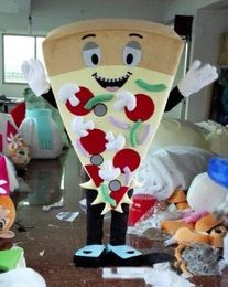 2018 High quality hot happy pizza mascot costume for adult to wear for sale