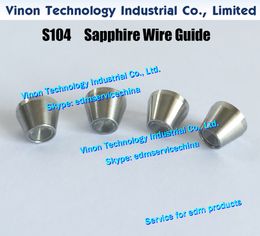 Ø0.155mm edm Wire Guide (Sapphire) S104 0200120, Upper Dies B (Sapphire) 0.155mm 0205670 for AQ,A,EPOC series wire-cut edm machine