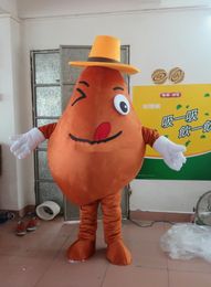 2018 Discount factory sale Sweet Potato Mascot Costume Fancy Party Dress Halloween Carnival Costumes Adult Size High Quality free shipping