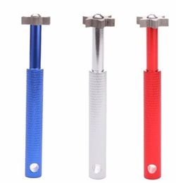 Golf Club Grooving Sharpening Tool Golf Club Sharpener Head Strong Wedge Alloy Golf Accessories with Clear Plastic Case