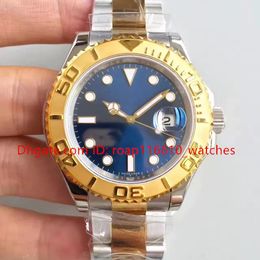 Relógios de luxo Sapphire NUNCA VESTIDO Platinum Blue Dial 40mm Ponteiro Vermelho 116622 RELÓGIO ENCANTO Homem relógio De Pulso