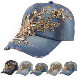 JETTING NEW wholesale fall fashion Denim Baseball cap Sports Hat cap canvas Snapback caps hat for women good quality
