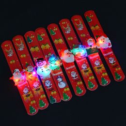 Christmas Patter Circle gifts Santa Claus Milu Deer pat Circle Party Wholesale Led Rave Toy