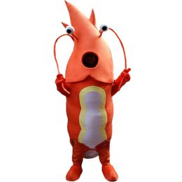 2018 Factory sale hot Sea red lobster mascot costume adult size high quality EPE materials plush cloth clothing customization free shipping