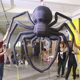2018 Outdoor 3m Halloween Decorative Inflatable spider with LED light for Concert Stage and Party Halloween Decoration