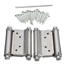 Best Price 2pcs 3 Inch Double Action Spring Hinge Saloon Cafe Door Swing Western Door Hardware