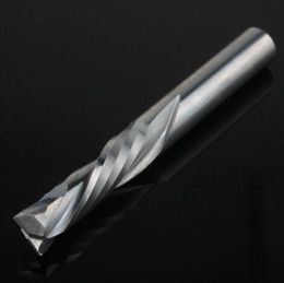 6x25mm UP&DOWN Cut Two Flutes Spiral Carbide Mill Tool Cutters for CNC Router,Compression Wood End Mill Cutter Bits