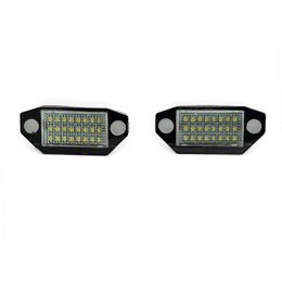 Factory Sales 2Pcs 24SMD No Error LED Number Car Licence Plate Light Lamp For Ford Mondeo MK3 2000-2007