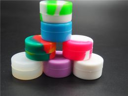 New design Nonstick wax containers 5ml silicon container food grade jars dab tool storage jar oil holder for vaporizer vape FDA approved