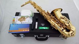 Marque Instrument Taiwan Jupiter JAS-567 En Laiton Tube Or Laque Alto Saxophone Eb Tune Perle Décorative Boutons Saxofone