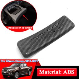 Car Styling ABS Chrome For Nissan Navara NP300 D23 2017-2019 Left Storage Box Decorative Cover Internal Sequins Car Stickers